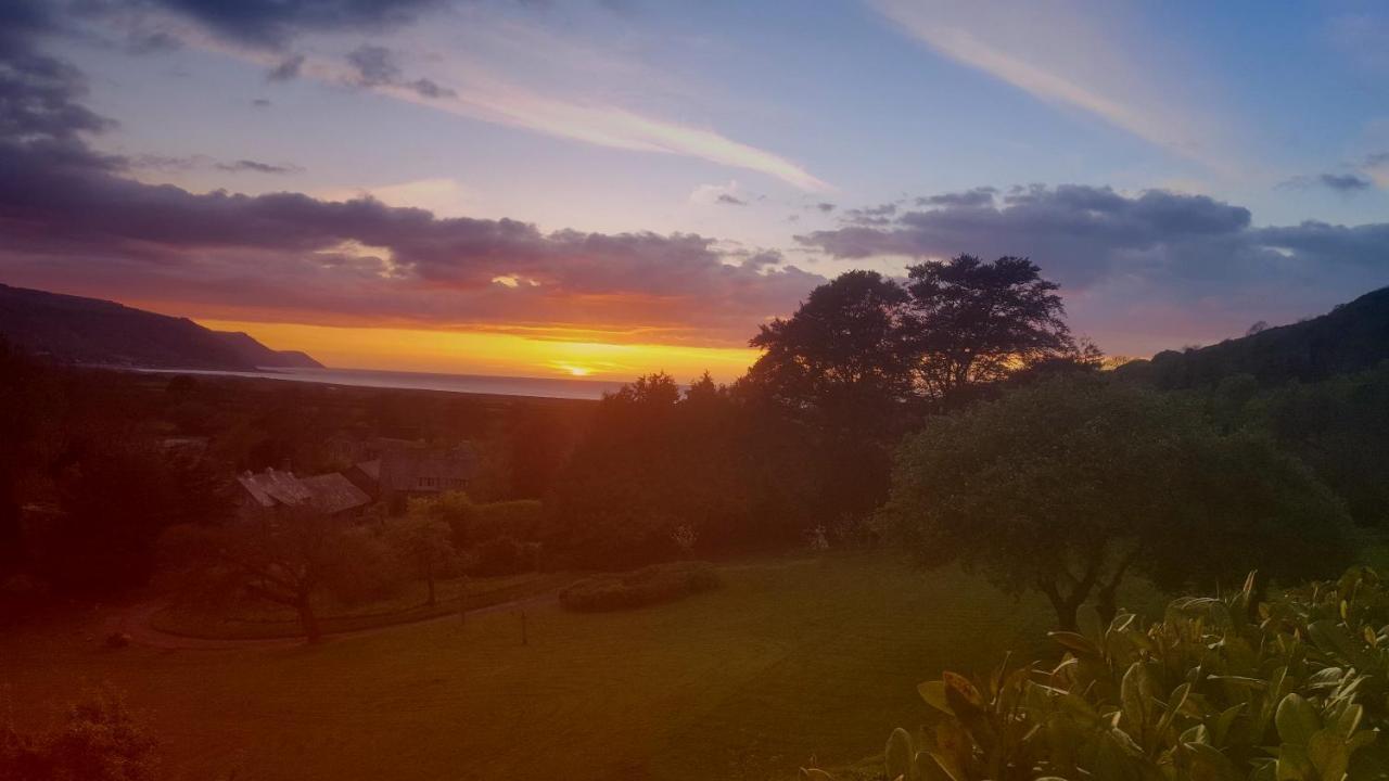 Luxury Bed And Breakfast At Bossington Hall In Exmoor, Somerset ポーロック エクステリア 写真