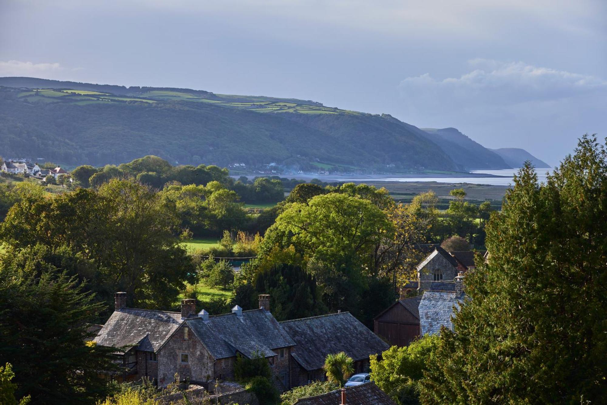 Luxury Bed And Breakfast At Bossington Hall In Exmoor, Somerset ポーロック エクステリア 写真