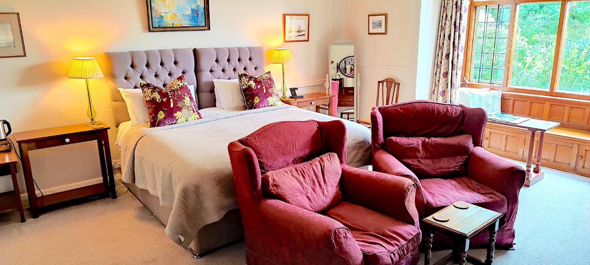 Luxury Bed And Breakfast At Bossington Hall In Exmoor, Somerset ポーロック エクステリア 写真